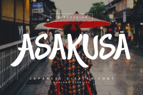 Asakusa: A Modern Display Font for Editorial Creativity