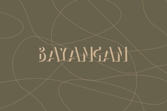 Bayangan: A Modern Display Font for Web Designers Who Want Personality