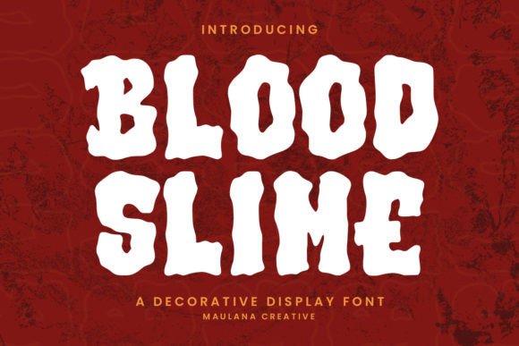 Blood Slime: A Bold Display Font for High-Impact Digital Campaigns