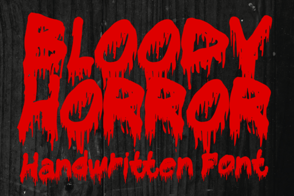 Bloody Horror: A Display Font That Elevates Halloween-Themed Branding