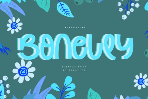 Bonelly: A Playful Display Font for Modern Editorial Design