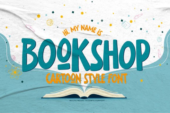 Bookshop Font: A Playful Display Typeface for Creative Web Projects