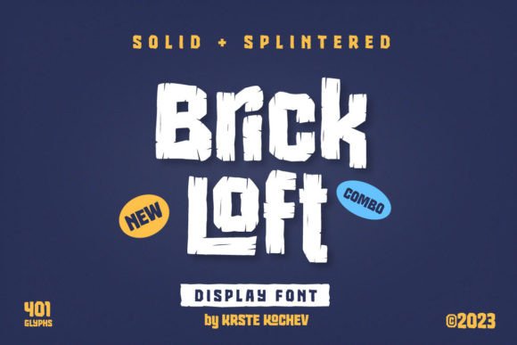 Brick Loft: A Bold Display Font for Editorial Impact