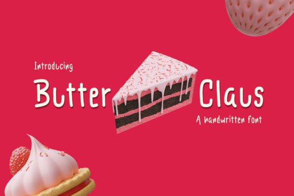 Butter Claus: A Handwritten Display Font That Brings Warmth to Brand Design