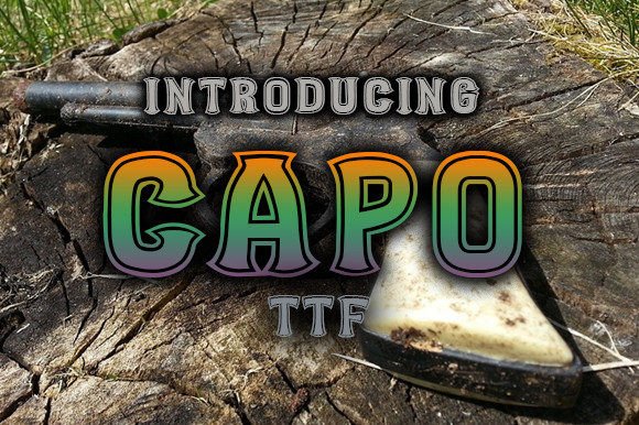 Crafting with Capo: A Flashy Display Font for Handmade Business Success