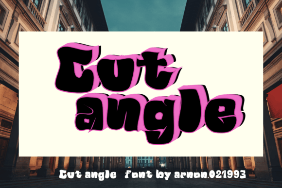 Cut Angle Font: A Bold Display Typeface for Business Branding
