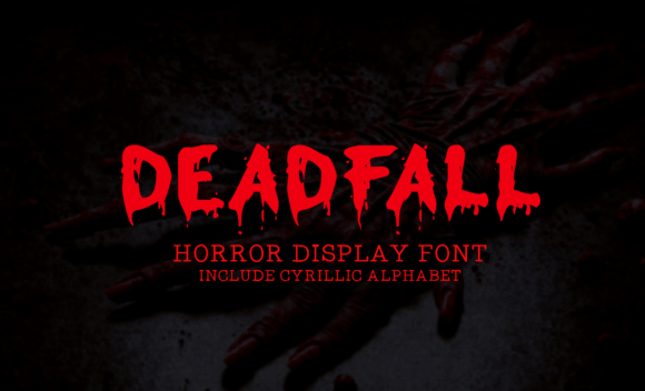 Deadfall: A Bold Display Font for Crafters and Product Designers