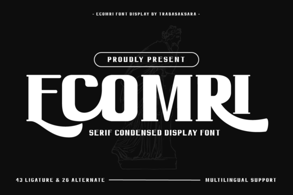 Ecomri: A Modern Display Typeface for Dynamic Editorial Design
