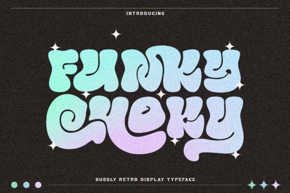 Funky Choky: A Bold Display Font for Dynamic Web Design