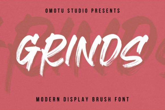 Grinds: The Handwritten Display Font That Elevates Every Maker's Design