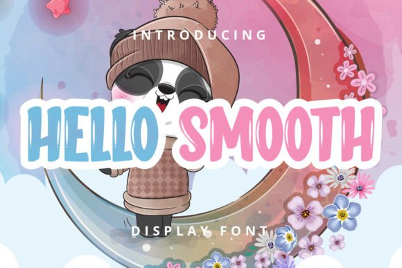 Hello Smooth: A Playful Display Font for Modern Editorial Design