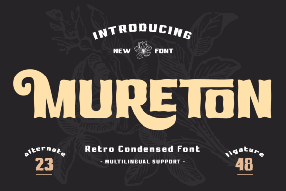 Make Your Craft Stand Out with the Mureton Display Font