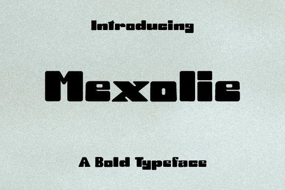 Mexolie: A Bold Display Font for Modern Editorial Design