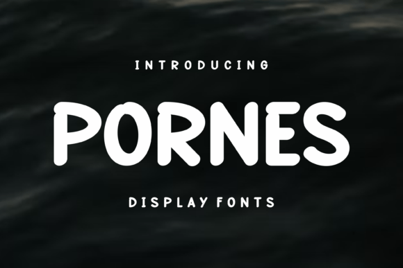 Pornes: A Bold Display Font That Elevates Branding Projects