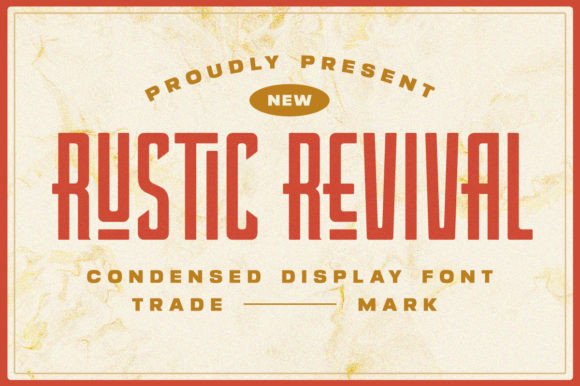 Rustic Revival Font: A Display Typeface That Stands Out