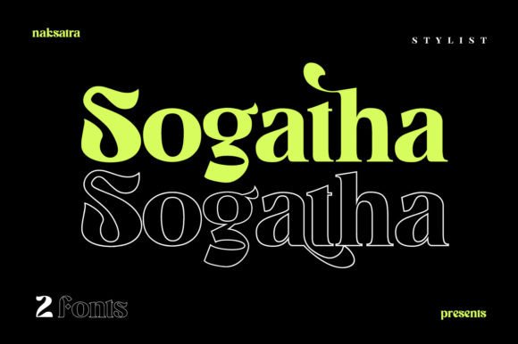 Sogatha: A Javanese-Inspired Font Duo That Elevates Brand Design