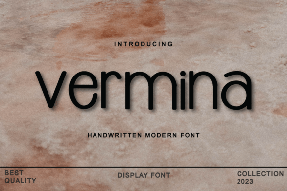 Vermina: A Modern Display Font for Sophisticated Editorial Design