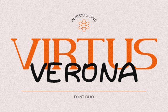Virtus Verona: A Display Font for Modern Editorial Design