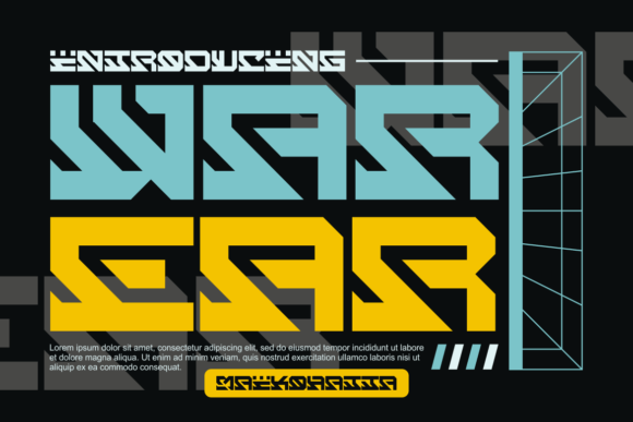 War Ear: A Bold Display Font for Impactful Digital Branding