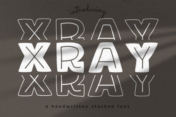 X-ray: A Sharp Display Font for Business Branding